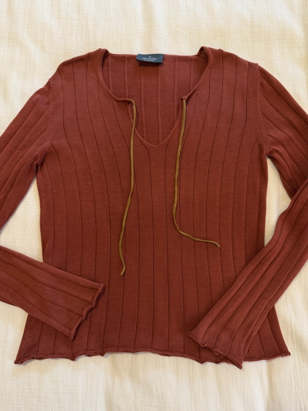 Trusardi Rust Colored Sweater Women’s - Picture 3 of 9
